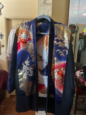 Beautiful Asian Inspired Kimono Style  Coverup